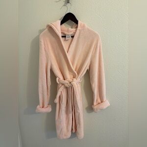 GAP Kids Fuzzy Robe - Sz 14 - Cameo Pink